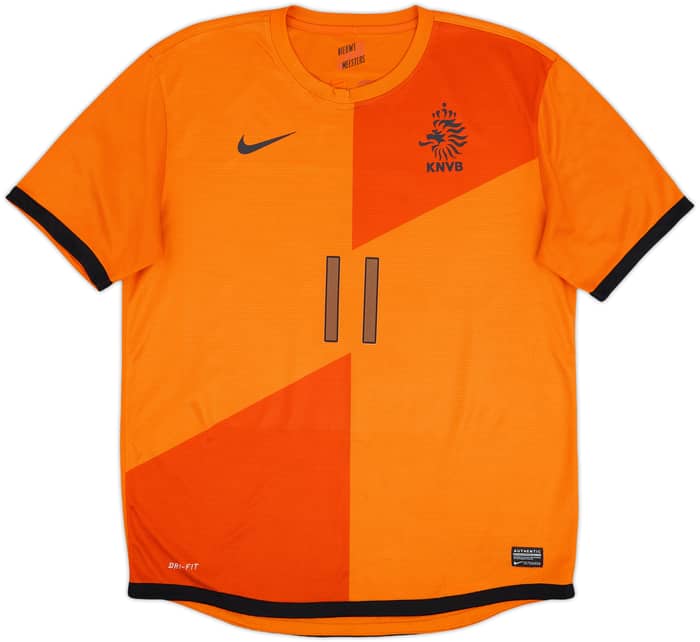 2012-13 Netherlands Home Shirt Robben #11 - 6/10 - (L)