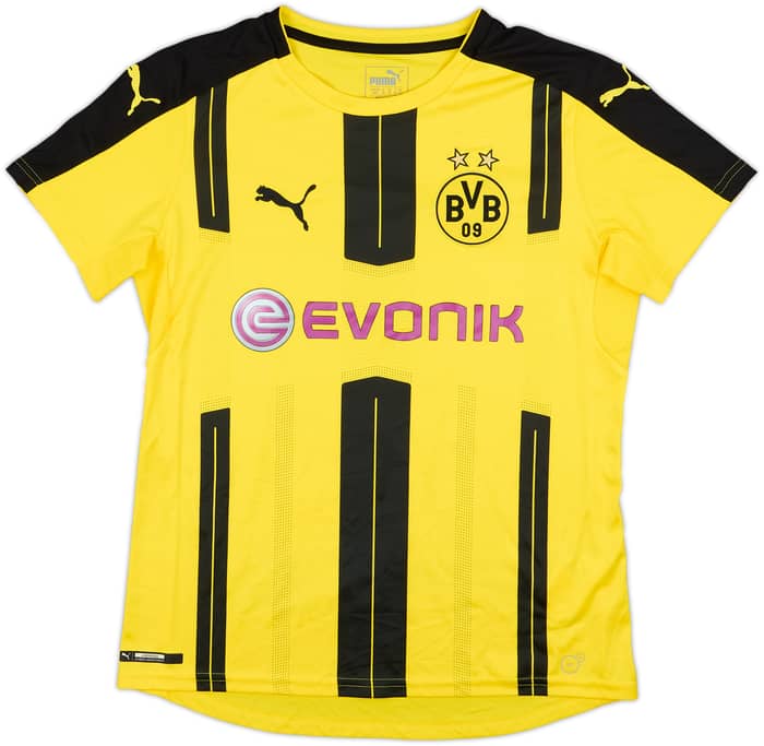 2016-17 Borussia Dortmund Home Shirt Sokratis #25 - 9/10 - (Women's M)