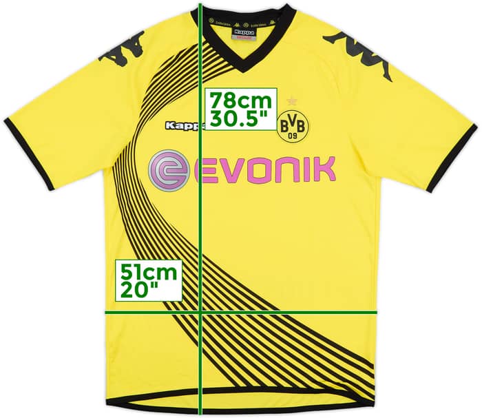 2011-12 Borussia Dortmund European Home Shirt - 10/10 - (M)
