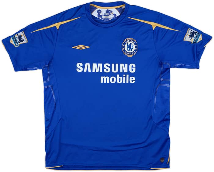 2005-06 Chelsea Centenary Home Shirt Lampard #8 - 5/10 - (XL)