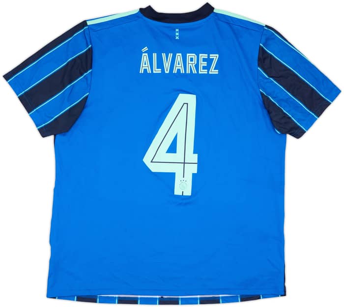 2021-22 Ajax Away Shirt Alvarez #4 - 8/10 - (XL)