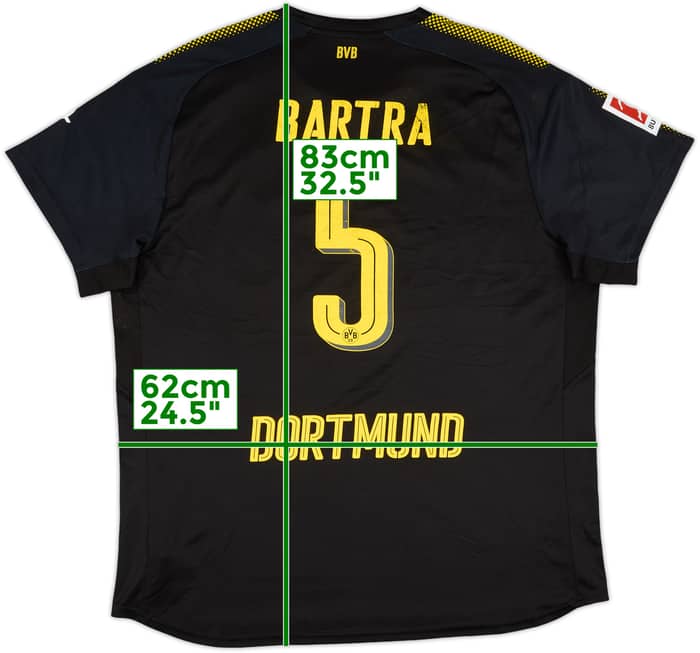 2017-18 Borussia Dortmund Away Shirt Bartra #5 - 5/10 - (XXL)
