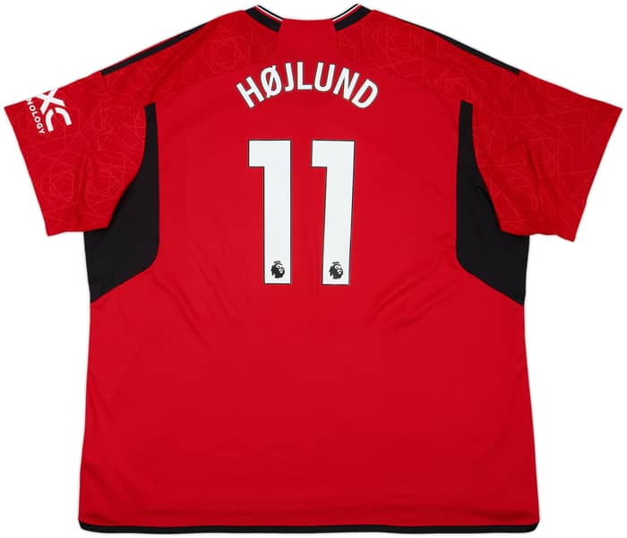2023-24 Manchester United Home Shirt Højlund #11 - 9/10 - (4XL)