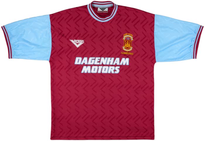 1993-95 West Ham 'Bobby Moore Memorial Match' Home Shirt - 8/10 - (XL)