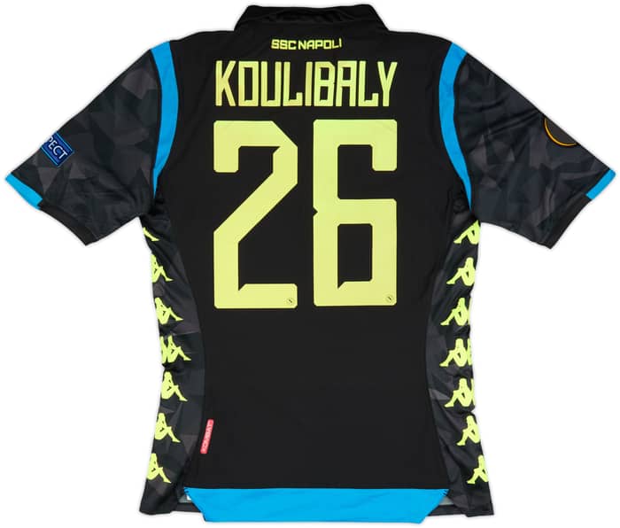 2018-19 Napoli European Authentic Away Shirt Koulibaly #26 - 8/10 - (L)