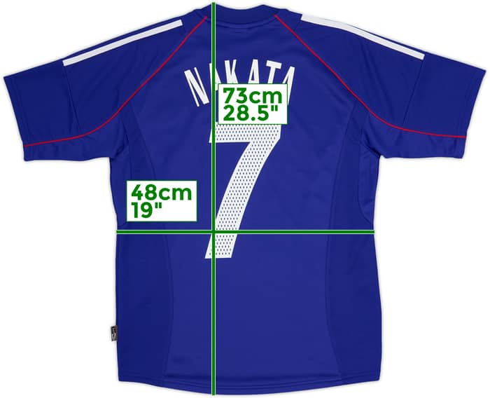 2002-04 Japan Home Shirt Nakata #7 - 9/10 - (M)