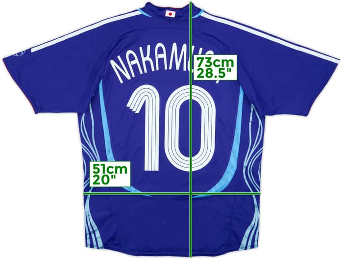 2006-08 Japan Home Shirt Nakamura #10 - 7/10 - (S)