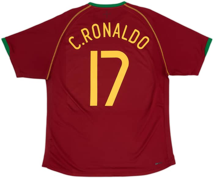 2006-08 Portugal Home Shirt C.Ronaldo #17 - 6/10 - (L)