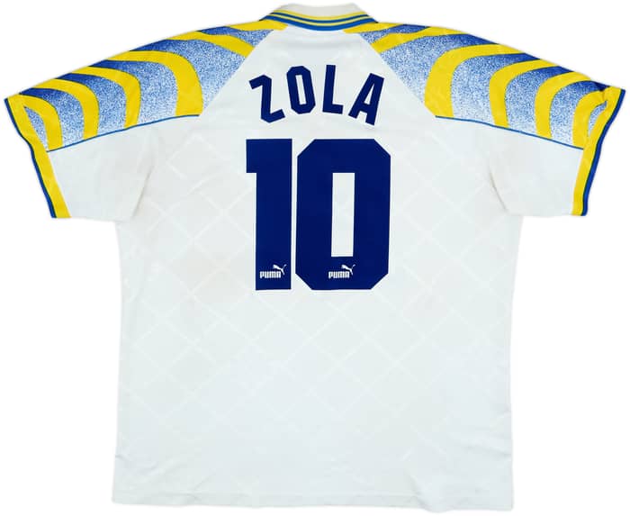 1995-97 Parma Home Shirt Zola #10 - 5/10 - (XL)