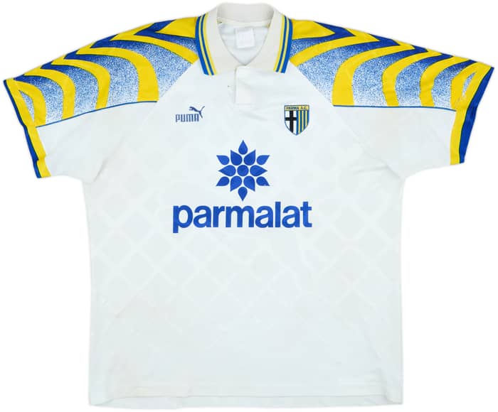 1995-97 Parma Home Shirt Zola #10 - 5/10 - (XL)