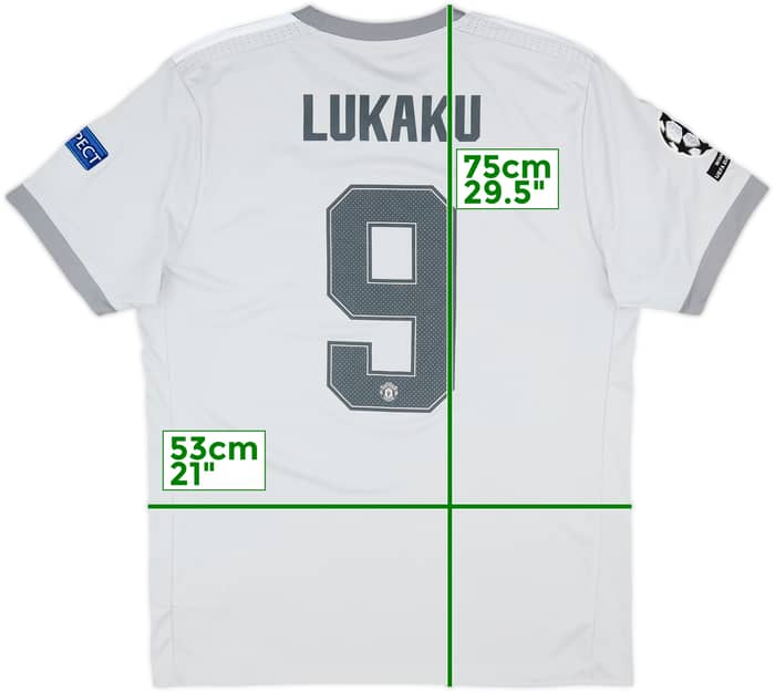2017-18 Manchester United Third Shirt Lukaku #9 - 8/10 - (L)
