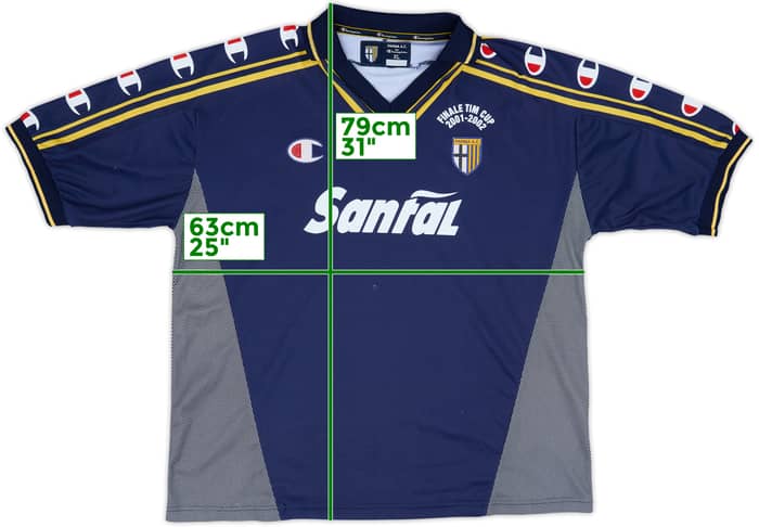 2000-01 Parma Signed Third Shirt - 7/10 - (XL)