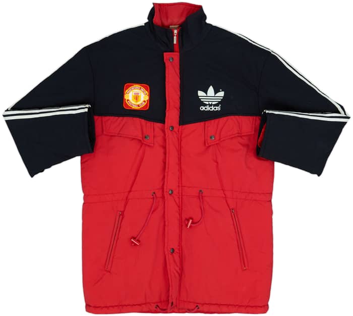 1988-90 adidas Template Padded Bench Coat (Manchester United) - 7/10 - (M)