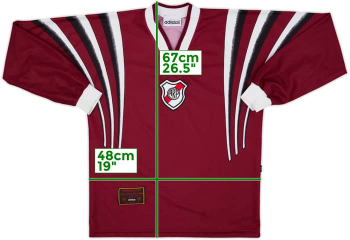1996-98 River Plate Third L/S Shirt - 9/10 - (S)