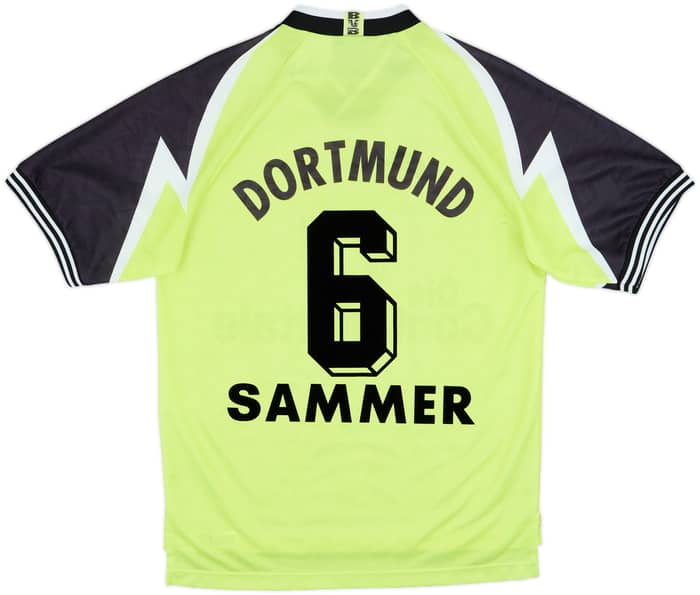 1995-96 Borussia Dortmund Home Shirt Sammer #6 - 9/10 - (S)