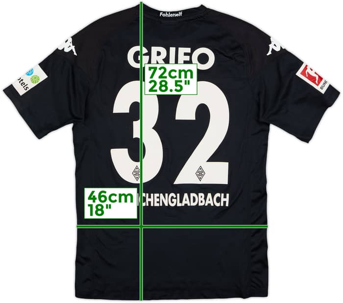 2017-18 Borussia Monchengladbach Third Shirt Grifo #32 - 5/10 - (S)