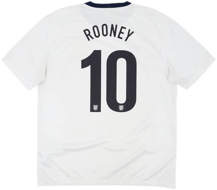 2013 England 150th Anniversary Home Shirt Rooney #10 - 6/10 - (XL)