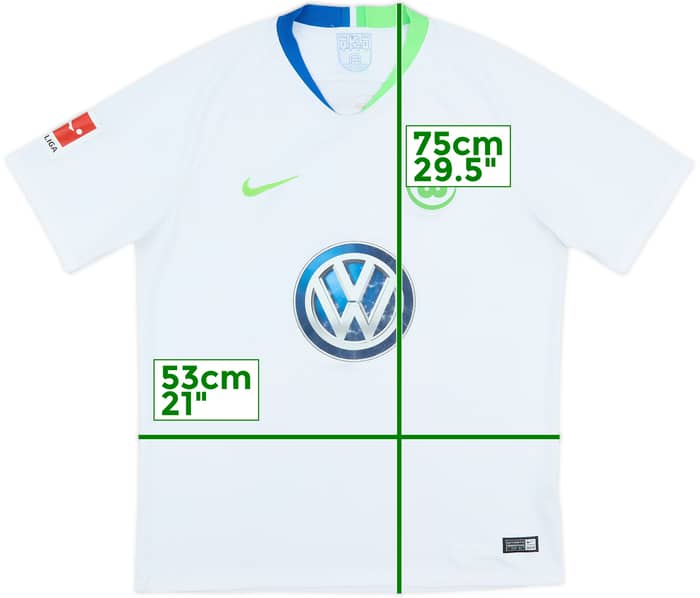 2018-19 Wolfsburg Away Shirt - 6/10 - (L)