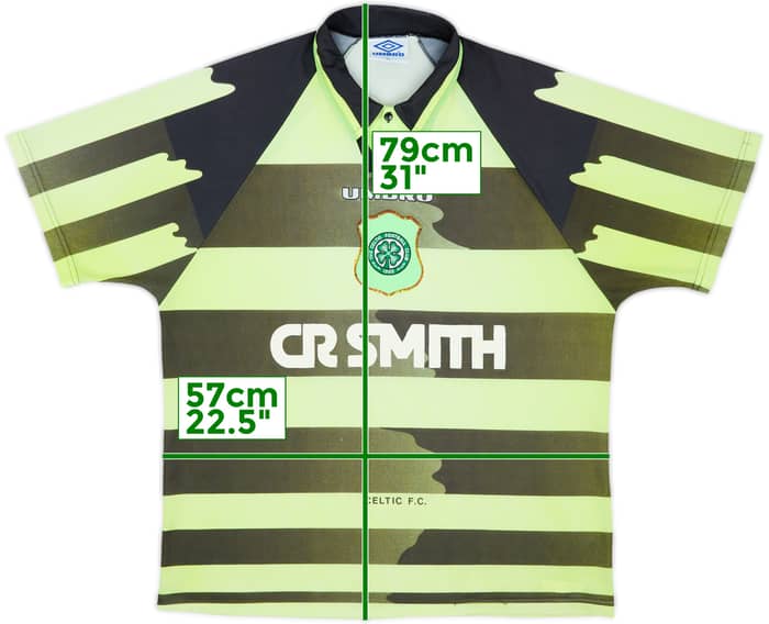 1996-97 Celtic Away Shirt - 3/10 - (XL)