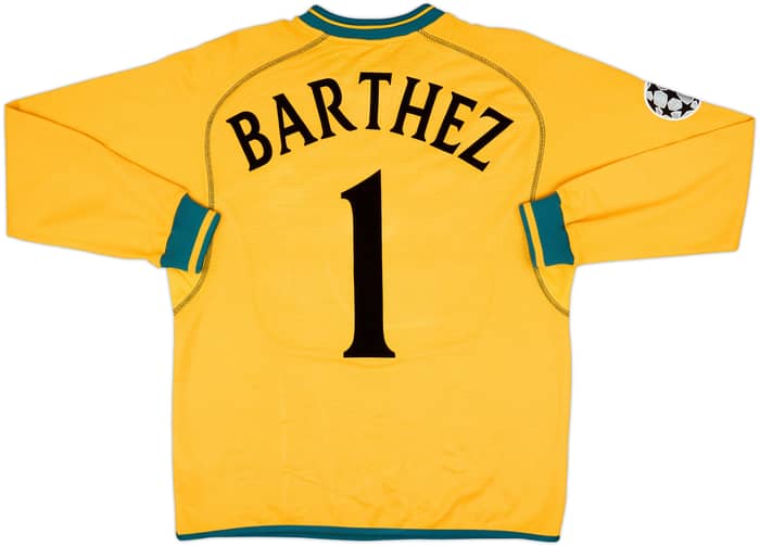2000-02 Manchester United GK Shirt Barthez #1 - 8/10 - (Y)