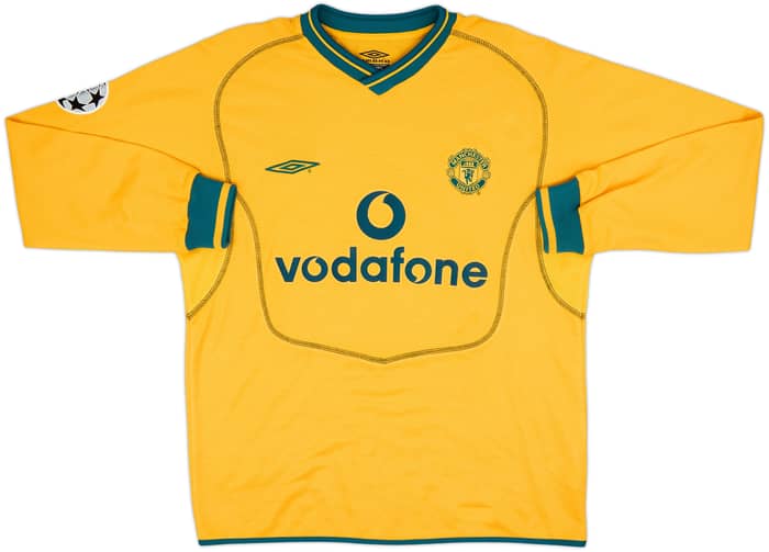 2000-02 Manchester United GK Shirt Barthez #1 - 8/10 - (Y)