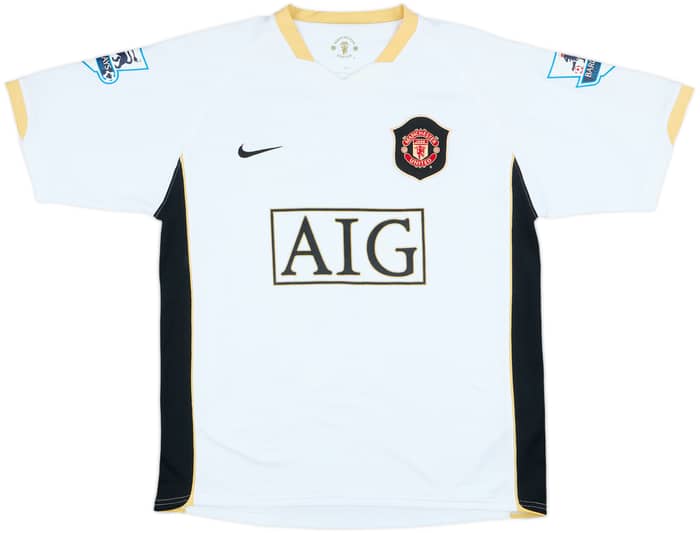 2006-08 Manchester United Away Shirt J.S. Park #13 - 7/10 - (M)