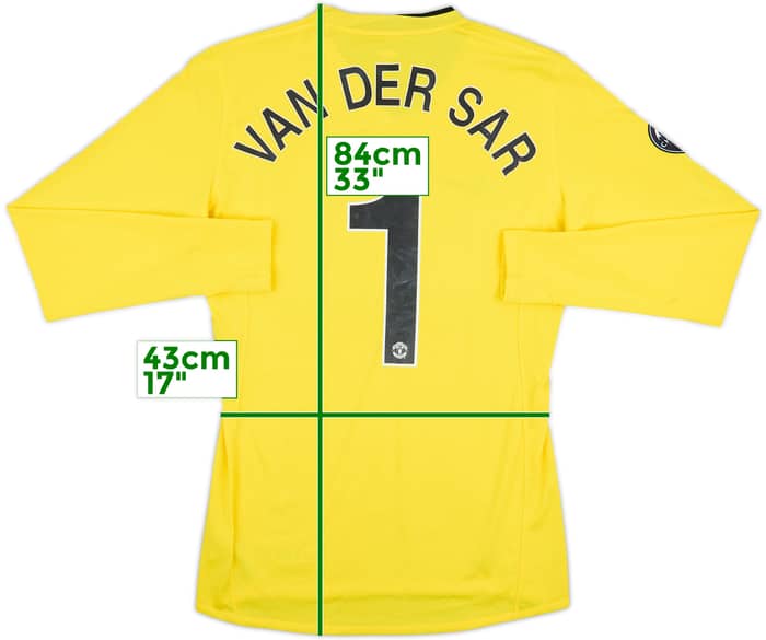 2008-09 Manchester United GK Shirt Van Der Sar #1 - 7/10 - (L)