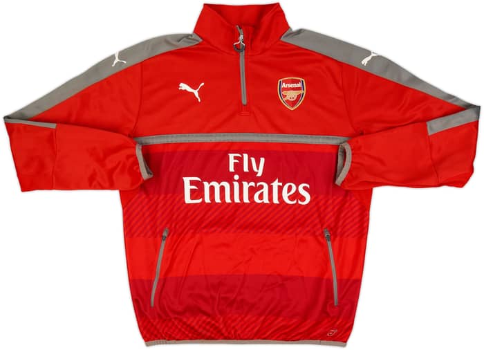 2017-18 Arsenal Puma 1/4 Zip Drill Top - 9/10 - (XL)