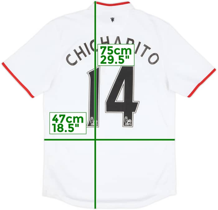 2012-14 Manchester United Away Shirt Chicharito #14 - 6/10 - (S)