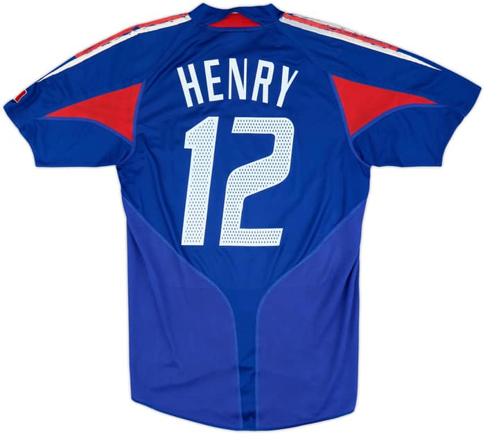 2004-06 France Home Shirt Henry #12 - 6/10 - (S)