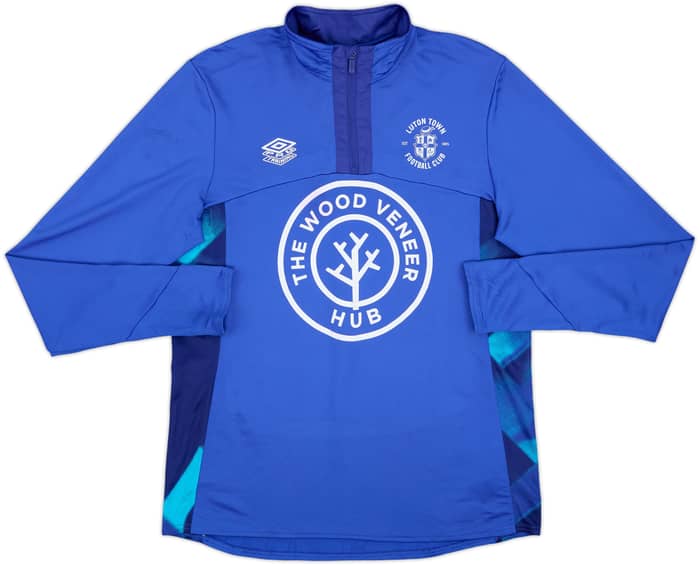2022-23 Luton Town Umbro 1/4 Zip Drill Top - 6/10 - (L)
