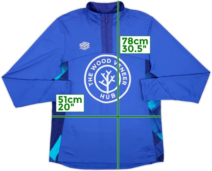 2022-23 Luton Town Umbro 1/4 Zip Drill Top - 6/10 - (L)