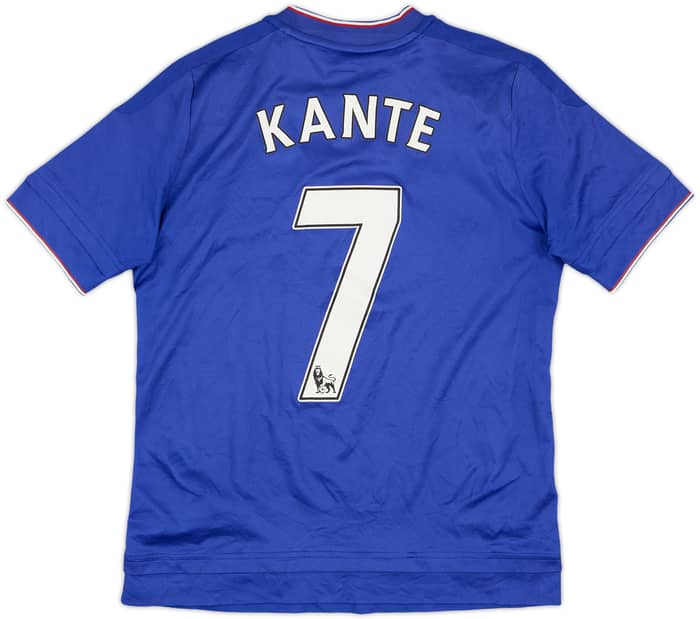 2015-16 Chelsea Home Shirt Kante #7 - 7/10 - (L.Boys)