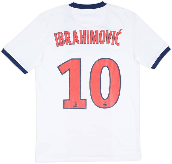 2013-14 Paris Saint-Germain Away Shirt Ibrahimovic #10 - 6/10 - (S)