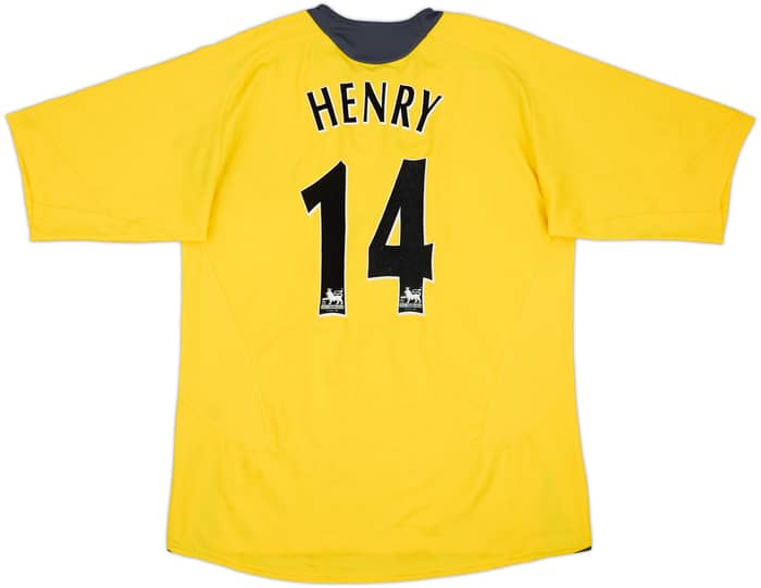 2006-07 Arsenal Away Shirt Henry #14 - 8/10 - (XL)