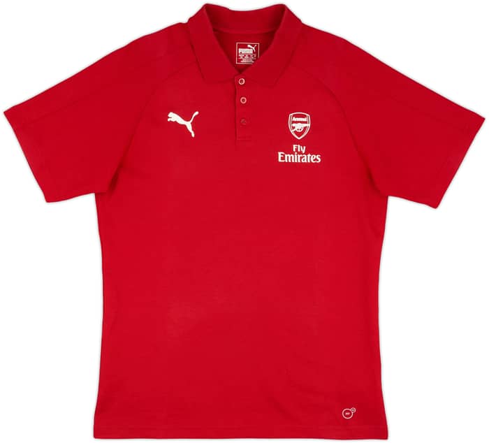 2017-18 Arsenal Puma Polo Shirt - 8/10 - (L)