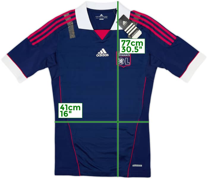 2011-12 Lyon Player Issue TechFit Away Shirt (L)
