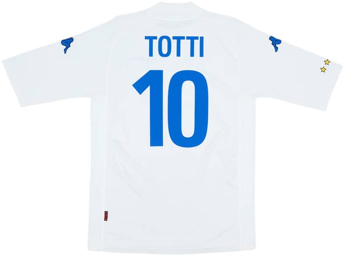 2002 Italy Away Shirt Totti #10 - 8/10 - (M)