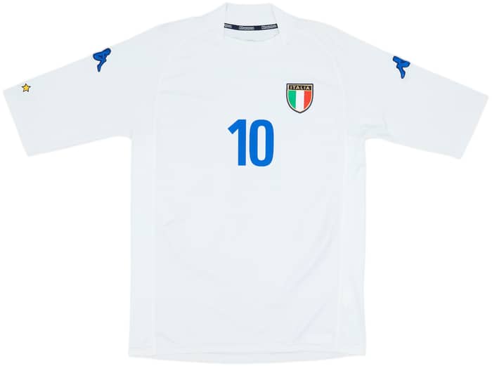 2002 Italy Away Shirt Totti #10 - 8/10 - (M)