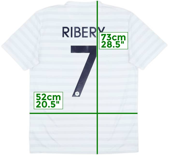 2014-15 France Away Shirt Ribery #7 - 8/10 - (M)