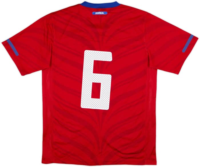 2010-12 South Korea Home Shirt #6 - 8/10 - (M)