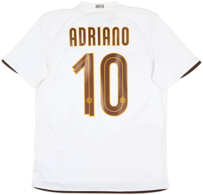 2008-09 Inter Milan Away Shirt Adriano #10 - 8/10 - (M)
