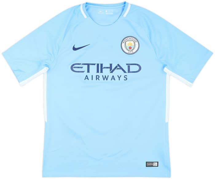 2017-18 Manchester City Home Shirt G.Jesus #33 - 7/10 - (M)