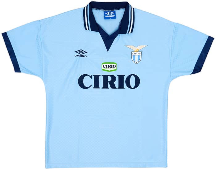 1995-96 Lazio Home Shirt Signori #11 - 9/10 - (M)