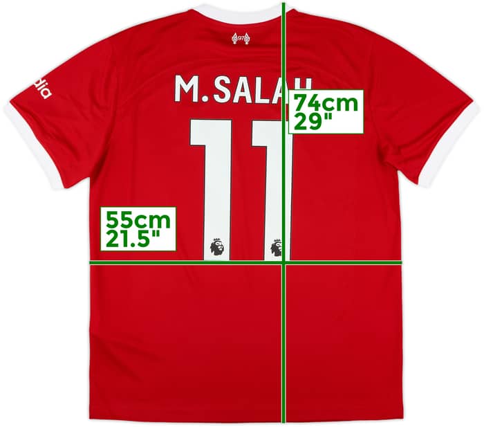2023-24 Liverpool Home Shirt Salah #11 (M)