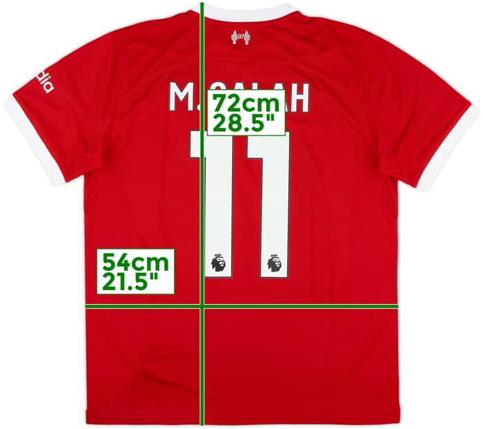 2023-24 Liverpool Home Shirt M.Salah #11 (S)