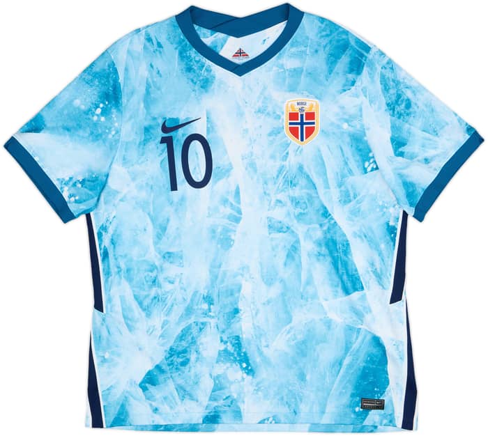 2020-21 Norway Away Shirt Odegaard #10 - 10/10 - (XL)
