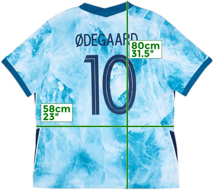 2020-21 Norway Away Shirt Odegaard #10 - 10/10 - (XL)