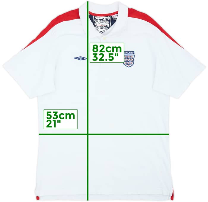 2004-06 England Umbro Polo Shirt - 6/10 - (XL)