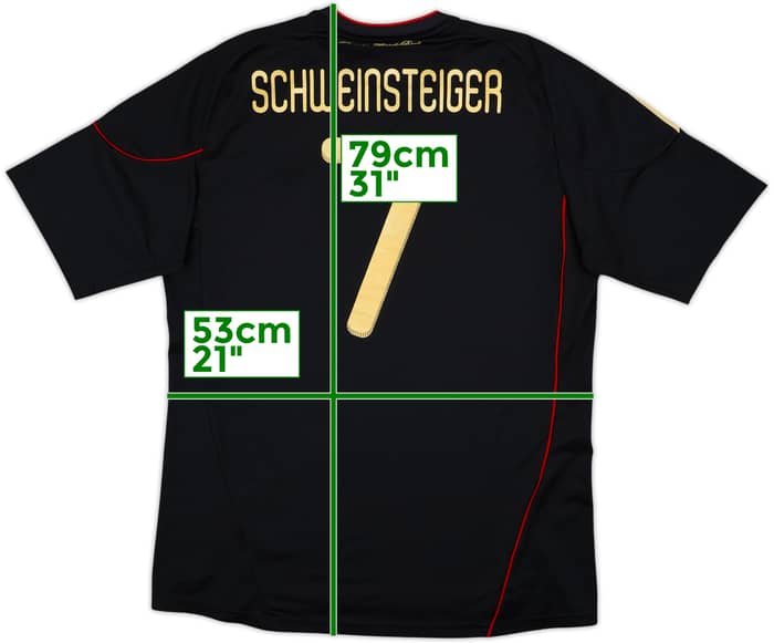2010-11 Germany Away Shirt Schweinsteiger #7 - 8/10 - (L)